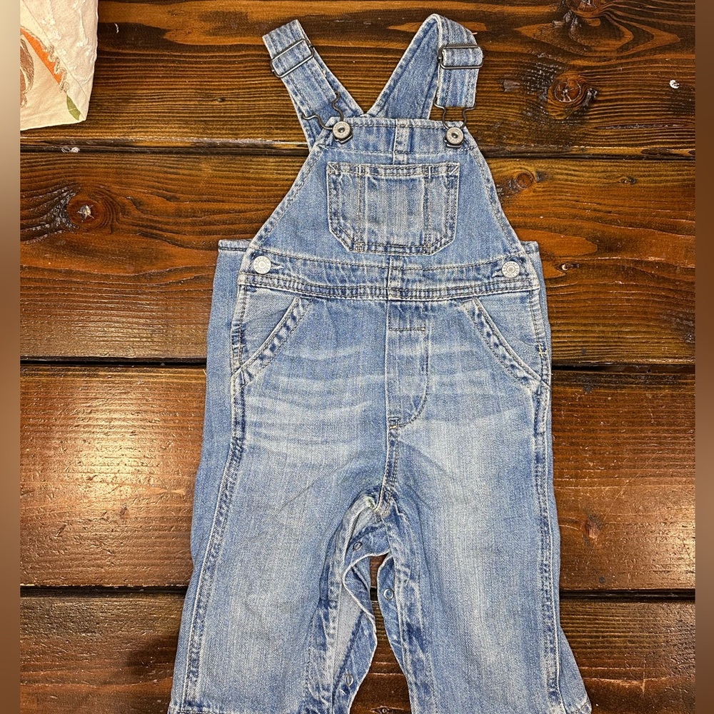 Gap My First Denim overalls 6-12 month